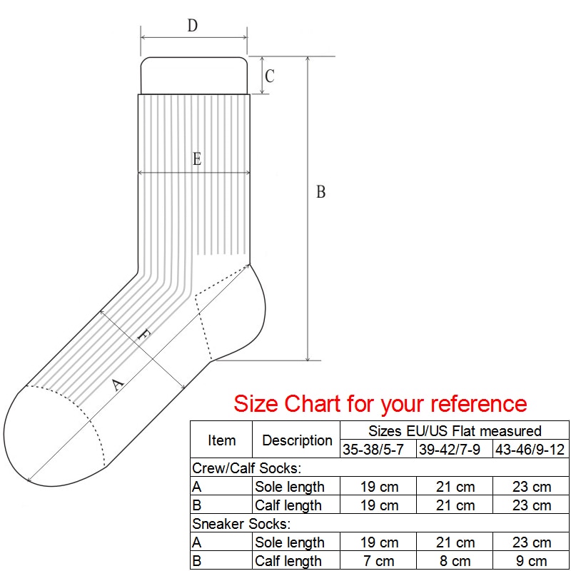socks size-chart 1