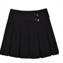 New Autumn Winter Women Woolen Pleated Skirt Short Skirt Slim All-match Casual Skirt Skirts Women