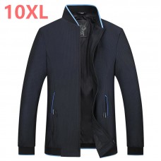 2018 new large size 10XL 8XL 7XL 6XL Spring Autumn Men Jackets Solid Fashion brand Coats Male Casual Slim Jacket Men Outerdoor