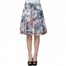 2019 Fashion Women Floral Summer Chiffon Skirts Plus Size Ruffles Design Casual Skirt Elegant High waist Skirt Saias Femininas