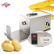 ITOP 3in1 Commercial Electric Tornado Potato Slicer Twisted Vegetable Potato Spiral Cutter French Fries Cutters 110V 220V 