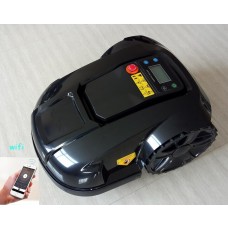 WIFI control waterproof robot lawn mover auto glass cutter with LED display,Time set-up system
