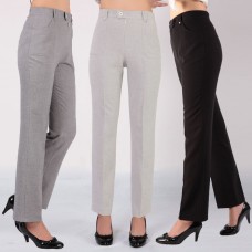 Plus Size Pants Women High Waist Straight Pants Fashion Spring Autumn Black Cotton Linen Casual Pants Trousers Women S-6XL