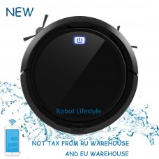 High Technology GPS Navigation and Mobile Virtual Map Robot Vacuum Cleaner QQ9 Map Navigation,Smart Memory,Wet & Dry cleaner