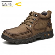 Camel Active New Men Boots Winter With Warm Snow Boots Men Shoes Footwear Fashion Male Rubber Ankle Boots Outdoors Boots Botas