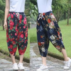 New Fashion Women Cotton Linen Pants High Waist Casual Pants Trousers 2019 Spring Summer Loose Wide Leg Pants Female  SK337