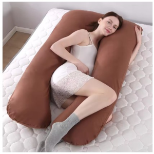 Maternity Pillow Case Multifunction Pure Cotton Cover U-shape for Pregnant Women