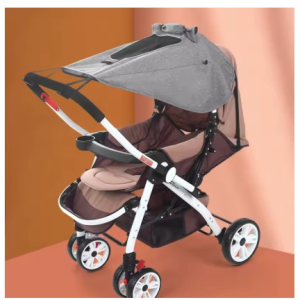 Universal Baby Stroller Accessories Sun Shade UV Protection Sunshade Carriage Canopy Cover for Prams Infants Car Seat Sun Visor