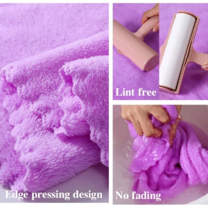 2PC Bath Towels Set Super Soft Highly Absorbent Quick-drying Coral Velvet Bath Towel For Adults Hotel & Spa Use (green)
