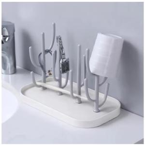 Baby Bottle Drying Racks Pink Beige Feeding Cup Holder Removable Storage Support Drain Rack Bottle Cleaning Drying Machine
