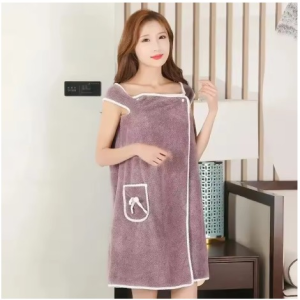Womens Bath Towels Girls Wearable 140*85Cm Fast Drying Bathing Beach Spa Bathrobes Wash Clothing, Shower Bath And Gym Towel