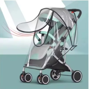 Universal Waterproof Rain Cover For Prams Pram Accessories Transparent Dust Cover Open Zip Umbrella Rainy Season Waterproof