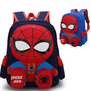 Spiderman Backpacks Super Heroes Student School Bag Cartoon 3d Stereo Kindergarten Backpack Children's Travel Bag Gift