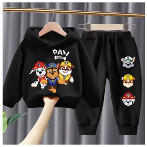 spring autumn children's clothing set boys thin sweatshirt and sweatpant two piece suit paw patrol kids tracksuit sweatsuit