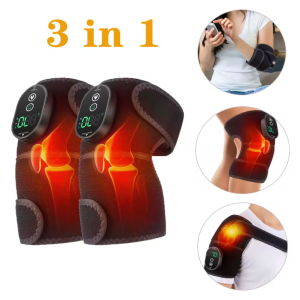 charge heated knee pads protection for joint arthritis pain orthopaedic compression relaxation therapy promote blood circulation