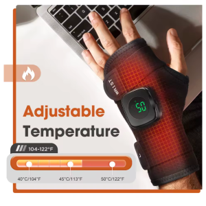 smart heating wrist protector usb thermal hand wrist support wrap hot compress wristband pad brace hand protective guard care